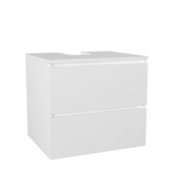 Waschbeckenunterschrank Carmita weiß B/H/T: ca. 60x53,8x49 cm