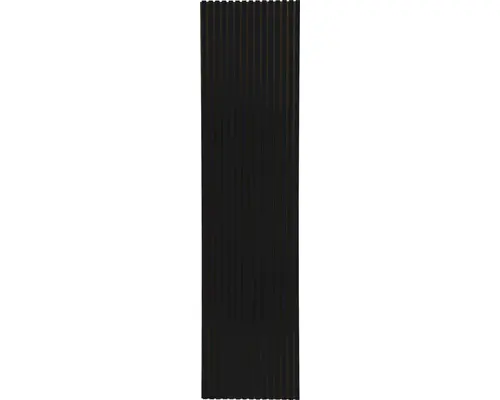 Fjordwall Akustikpaneel Linoleum Schwarz 20x600x2400 mm