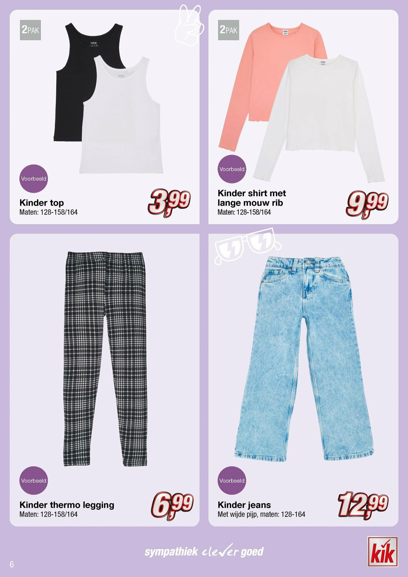KiK folder vanaf 18-09-2023 || NIEUWE | Pagina: 6 | Producten: Kinder, Shirt, Legging KiK folder vanaf 18-09-2023 || NIEUWE | Pagina: 6 | Producten: Kinder, Shirt, Legging