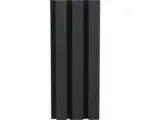 Hornbach Handmuster Fjordwall Akustikpaneel Linoleum Schwarz 300x150 mm