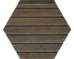 Hornbach Fjordwall Akustikpaneel Hexagon Eiche geräuchert 10x265x265 mm 1 Pack = 3 Stück