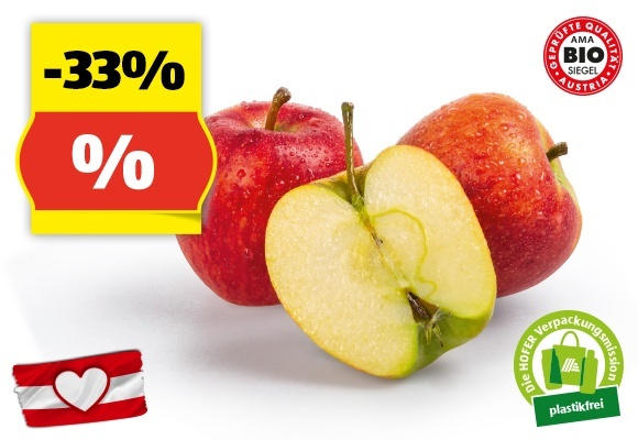 ZURÜCK ZUM URSPRUNG BIO-Äpfel in der Tasse aus Österreich