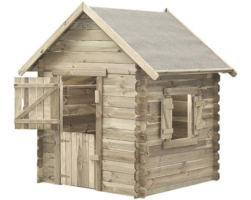 Spielhaus Marimex Holz Kiefer 120x120x160 cm natur