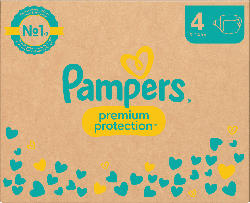 Pampers premium protection Windeln Gr. 4 (9-14 kg) Monatsbox
