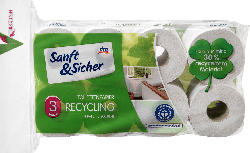 Sanft&Sicher Big Roll Toilettenpapier Recycling 3-lagig (8x200 Blatt)