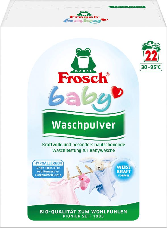 Frosch baby baby Waschpulver