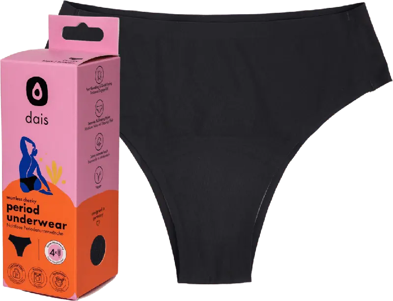 dais Periodenunterwäsche Cheeky schwarz, Gr. M