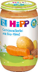 Hipp Menü Gemüseallerlei mit Bio-Rind