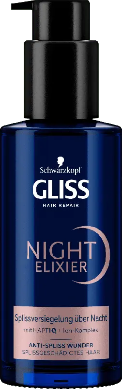 Schwarzkopf Gliss Kur Night Elixier Anti-Spliss Wunder