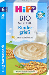 Hipp Bio Milchbrei Kindergrieß