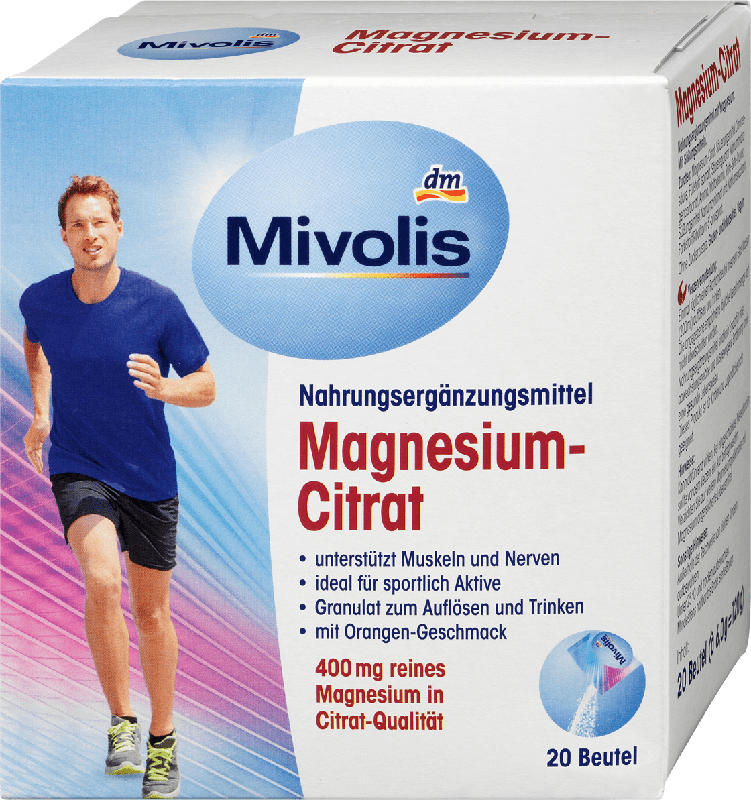 Mivolis Magnesium-Citrat Portionsbeutel
