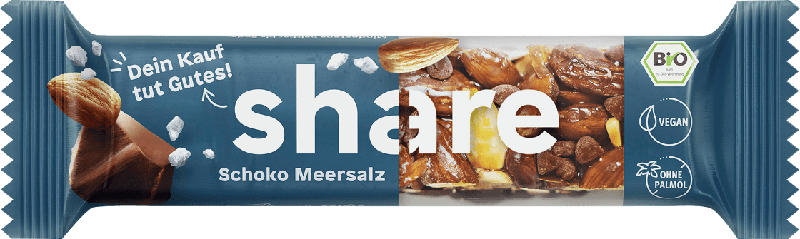 share Nussriegel mit Schoko & Meersalz