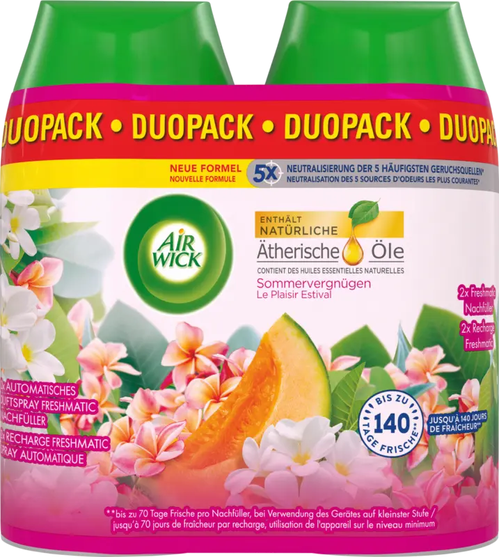 AirWick Freshmatic Max Nachfüller Duo-Pack Sommervergnügen