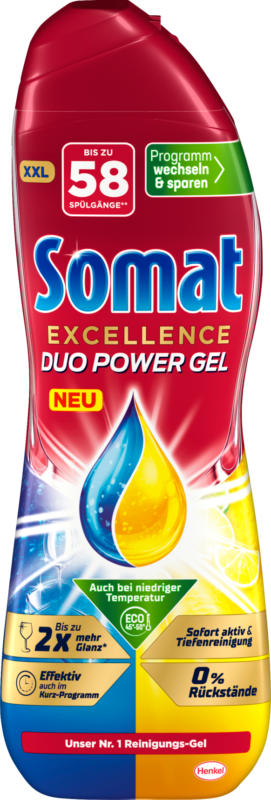 Somat Excellence Spülmaschinen Duo Power Gel