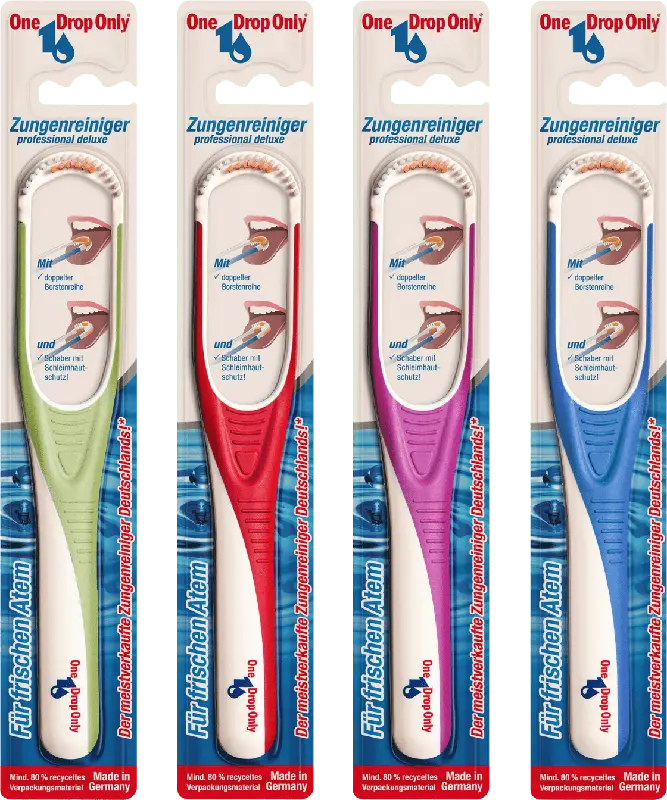 One Drop Only professional deluxe Zungenreiniger sortiert