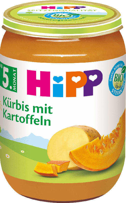 Hipp Babybrei Kürbis mit Kartoffeln
