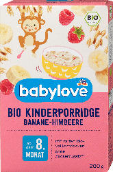 babylove Bio Kinderporridge Banane-Himbeere