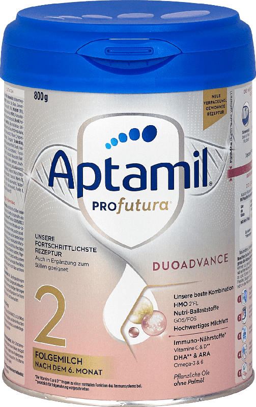 Aptamil 2 Profutura Duo Advance Folgemilch nach dem 6. Monat