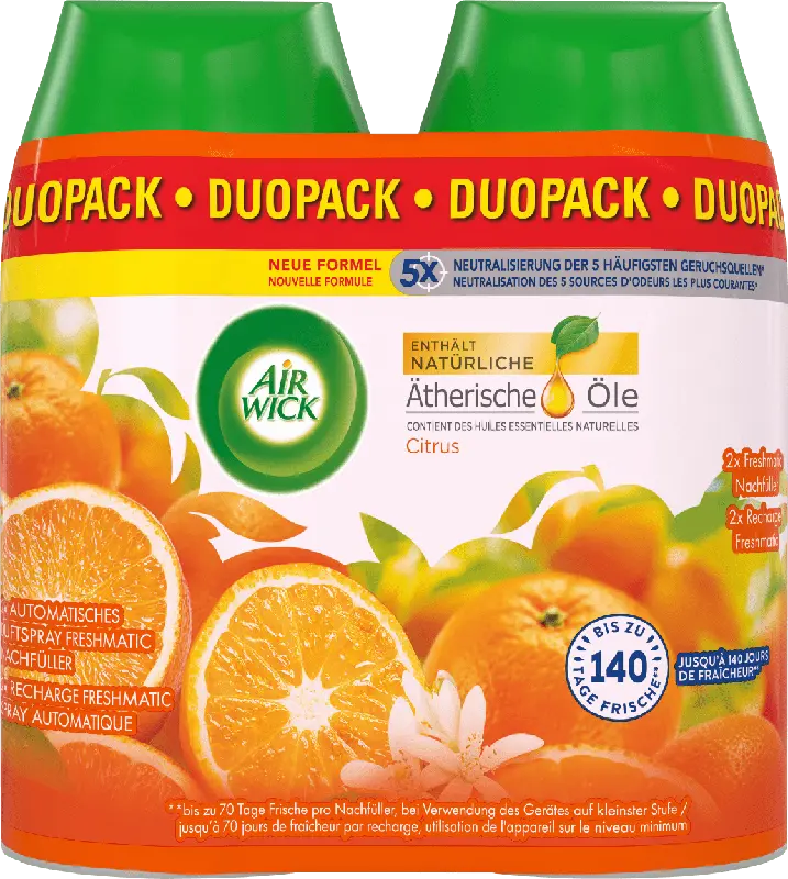 AirWick Freshmatic Max Nachfüller Duo-Pack Citrus
