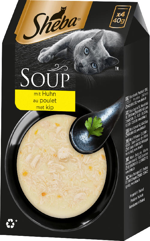 Sheba Classic Soup mit Hühnchenbrustfilets