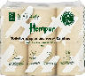 Hempur Toilettenpapier aus 100 % Bambus 3-lagig (6x220 Blatt)
