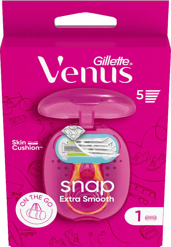 Gillette Venus Snap Extra Smooth Rasierer Reiseformat
