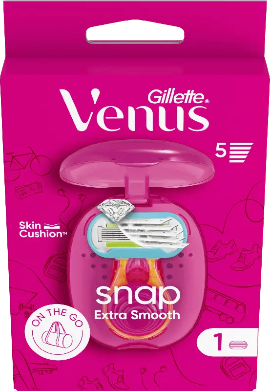 Gillette Venus Snap Extra Smooth Rasierer Reiseformat