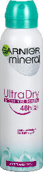 Garnier Mineral UltraDry Anti-Transpirant Deo Spray