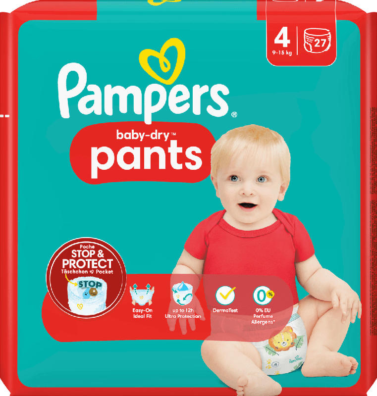 Pampers baby-dry Pants Gr. 4 (9-15 kg)