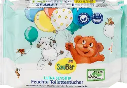SauBär Ultra Sensitiv Feuchte Toilettentücher 2er Pack