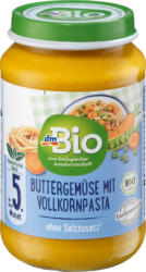 dmBio Menü Buttergemüse mit Vollkornpasta
