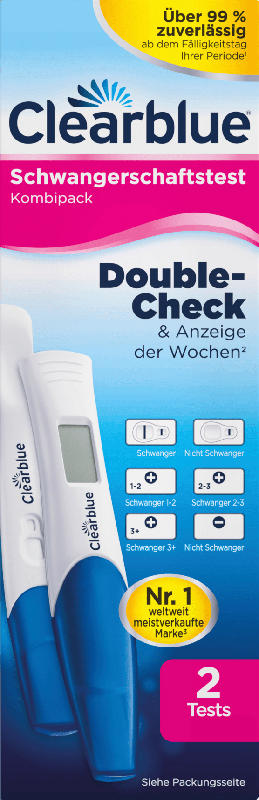 Clearblue Schwangerschaftstest Double-Check