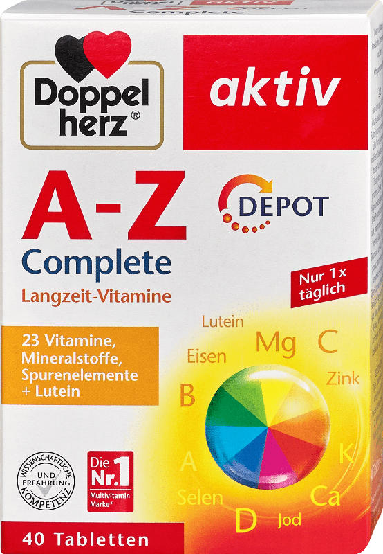 Doppelherz aktiv A-Z Complete Langzeit-Vitamine Tabletten