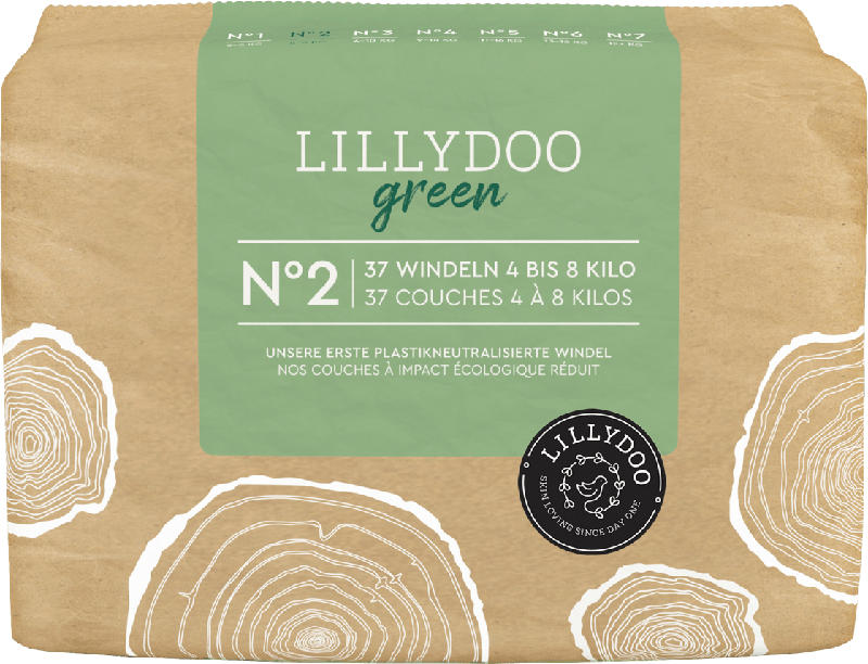 Lillydoo green Windeln Gr. 2 (4-8 kg)