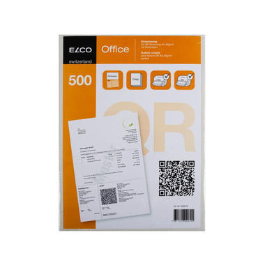 ELCO Bulletin de versement QR-facture, 500 pièces