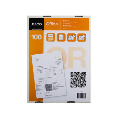 ELCO Bulletin de versement QR-facture, 100 pièces