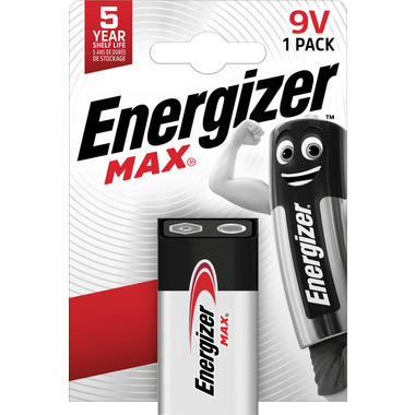 Batteria Energizer Max E-Block (9V), 1 pz