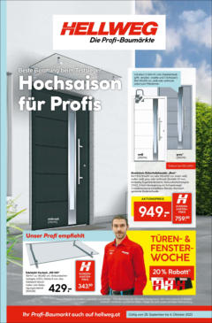 Vorschau von dem Prospekt - HELLWEG Flugblatt gültig ab 28.09.2023