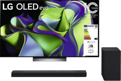 LG LG OLED-Fernseher OLED55C39LC inkl. Soundbar DSC9S