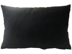 Kissen VELVET 40x60cm schwarz unifarben