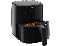 Philips HD9200/90 Essential Compact Heißluftfritteuse (4,1 l, 1400 Watt, Schwarz)