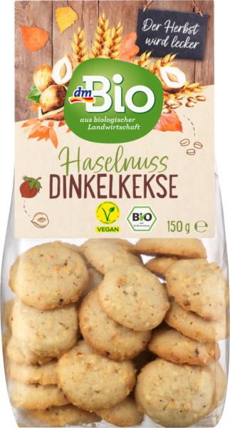 dmBio Haselnuss Dinkelkekse