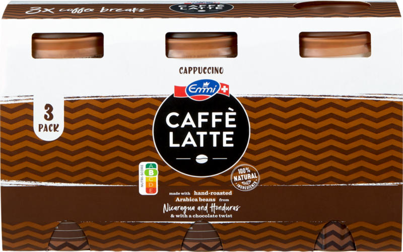 Emmi Caffè Latte Cappuccino, 3 x 230 ml