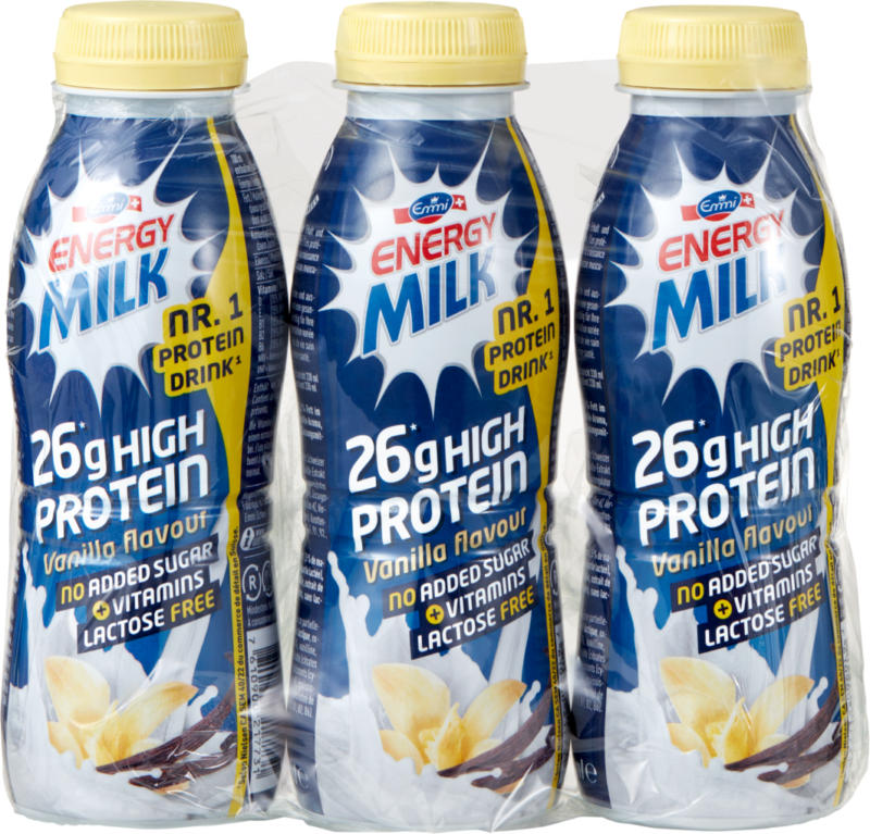 Energy Milk High Protein Vanille Emmi, 330 ml