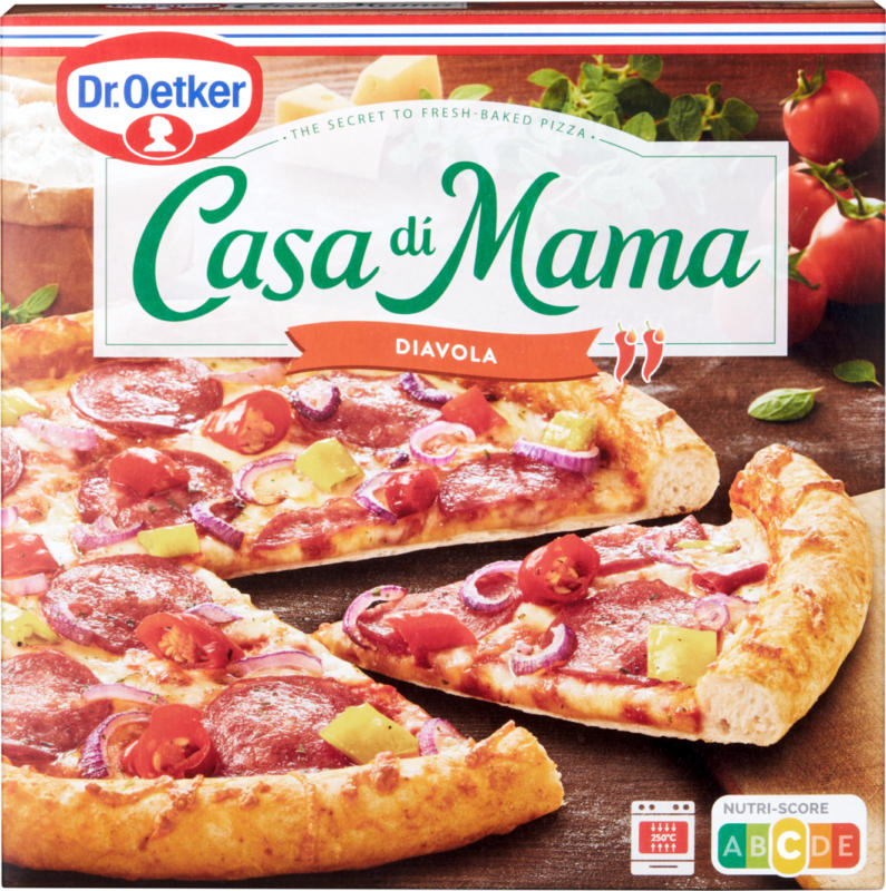Pizza Diavola Casa di Mama Dr. Oetker, 405 g