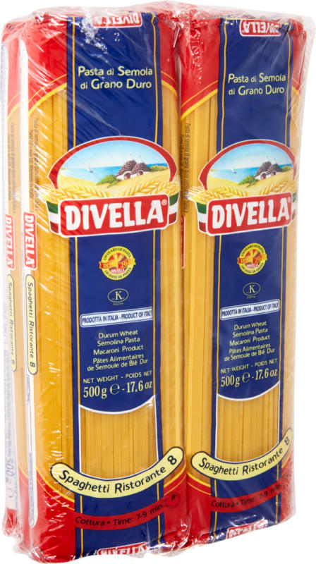 Divella Spaghetti Ristorante 8, 6 x 500 g