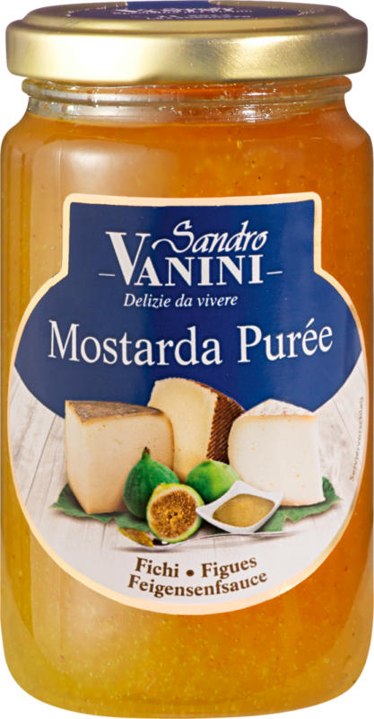 Purée de figues à la moutarde Sandro Vanini, 260 g