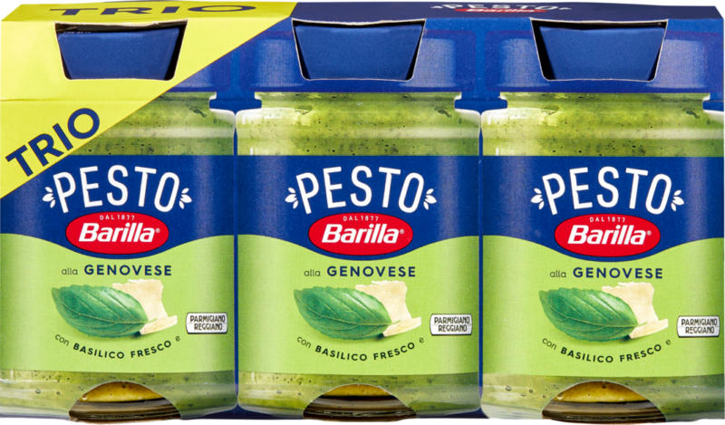 Pesto alla Genovese Barilla, 3 x 190 g