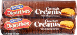 McVities Digestives Chocolate Creams Biscuits, 2 x 168 g