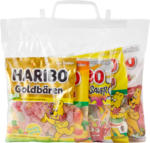 Denner Haribo Mixbeutel, Goldbären sauer, Primavera Erdbeeren, Pommes sauer, Pfirsiche, Hula Loop 5 x 200 g - bis 01.04.2024